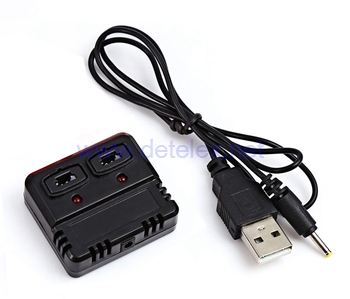 XK-X100 Dexterity Quadcopter parts USB charger + balance charger box - Click Image to Close